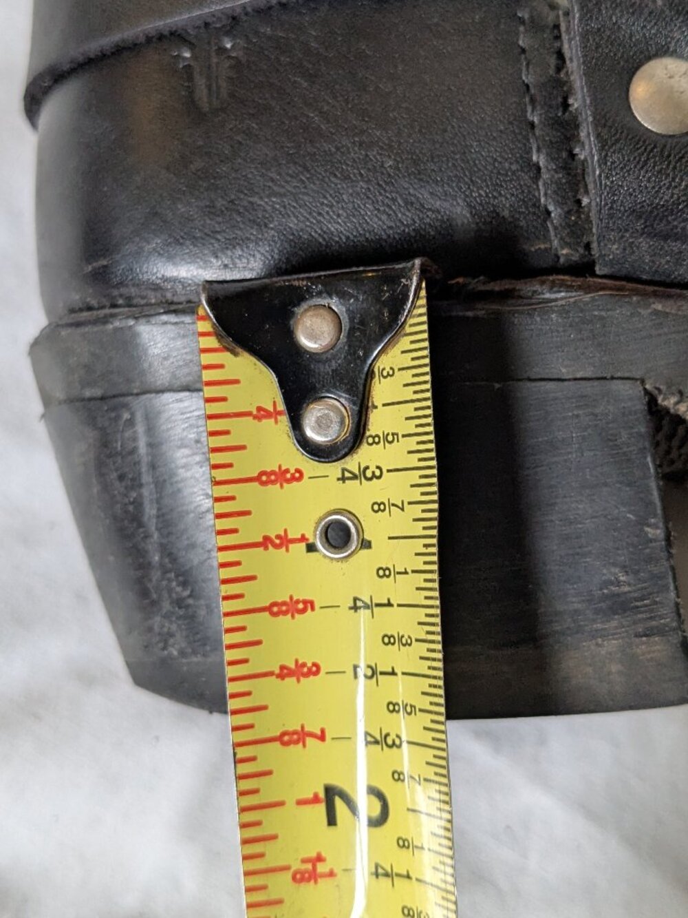 Frye Black "Harness 8R" Leather Boots size 6M - Picture 8 of 9